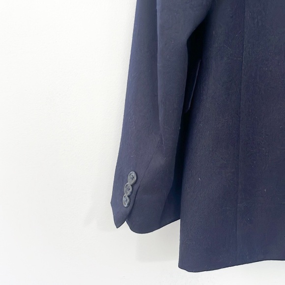 Yves St. Germaine Paris Navy Blue Wool Blazer - Picture 4 of 9